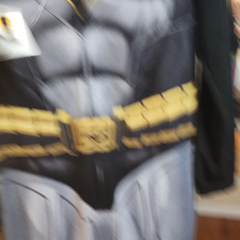 DC Comics Black and Gray Batman Kids Costume